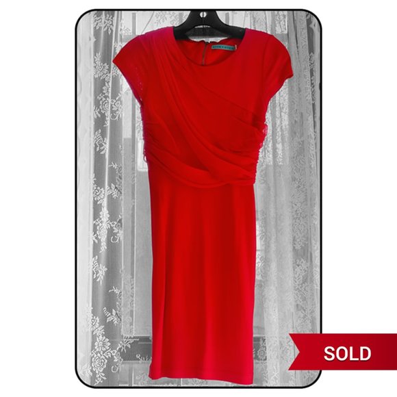 alice + olivia - Short Sleeve Goddess Dress - Picture 6 of 10